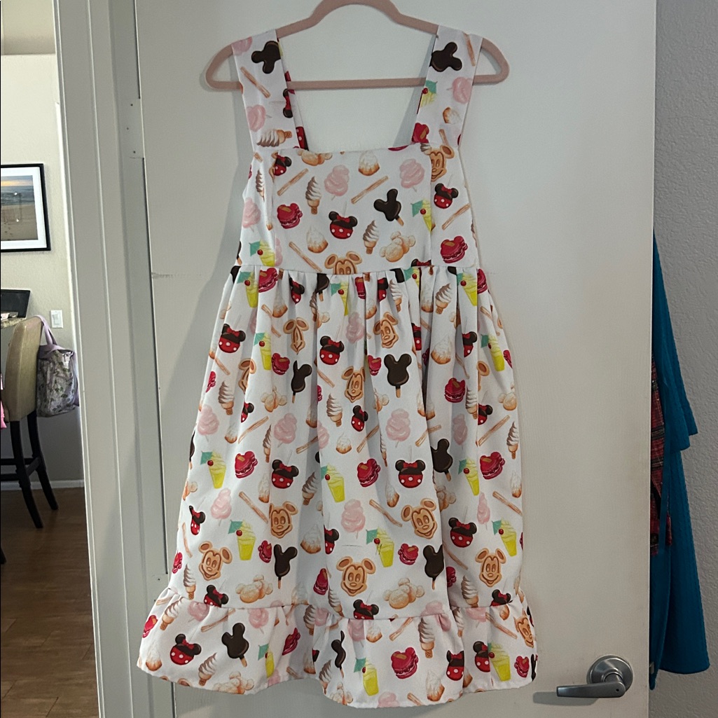 Disney World Print Dress Mickey Mouse